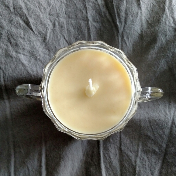 Homemade Candle in Glass Container - Picture 3 of 3